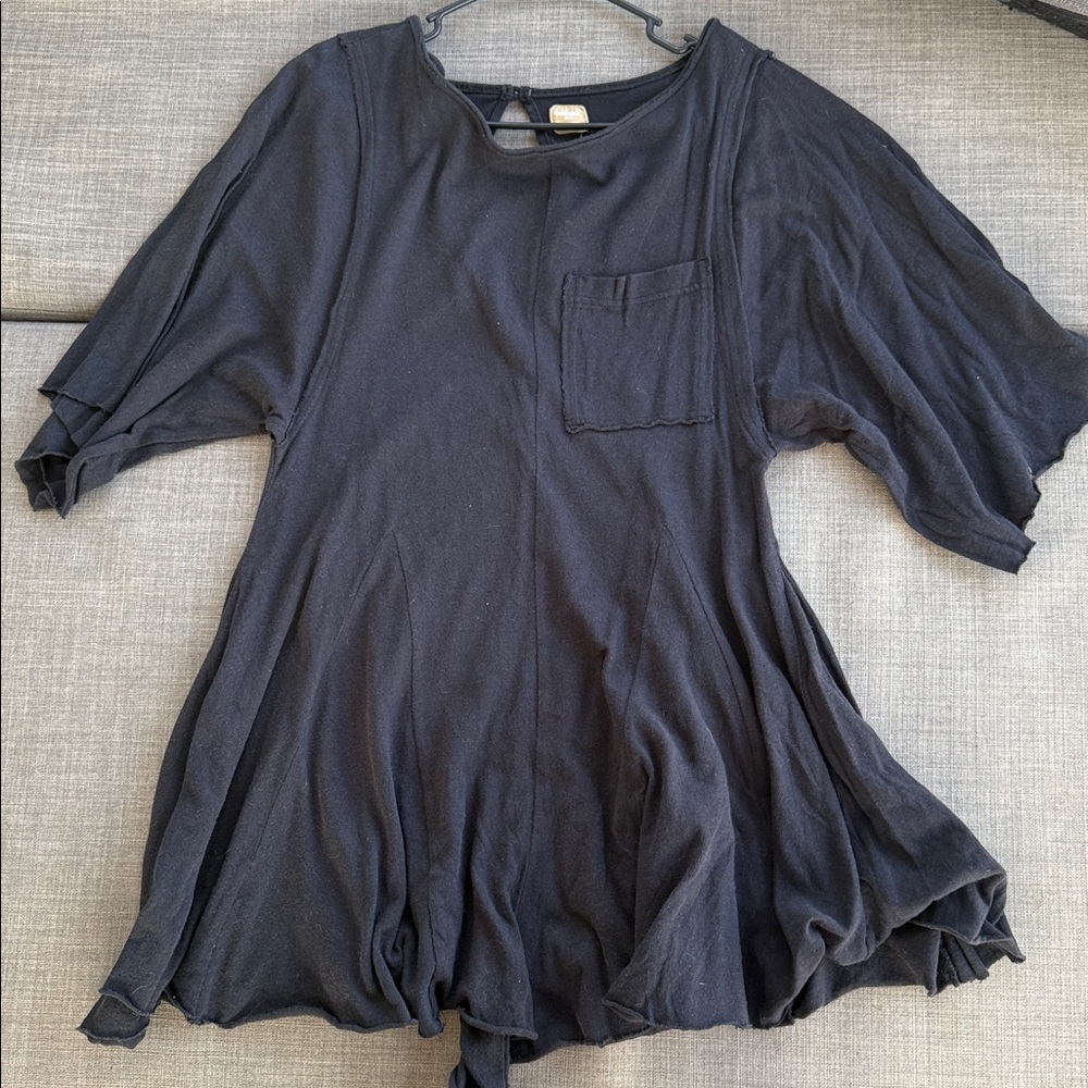 Free People Mona Romper - Celestial Indigo - Picture 2 of 5